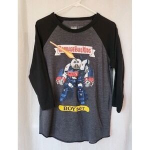 Garbage Pail Kids GPK Baseball Tee T-Shirt Roy Bot Men's Medium